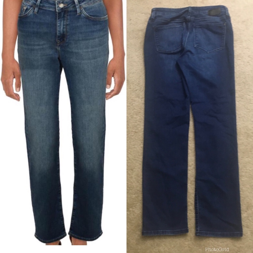 Mavi Jeans Kendra High Rise Straight Leg Jeans Blue Size 30